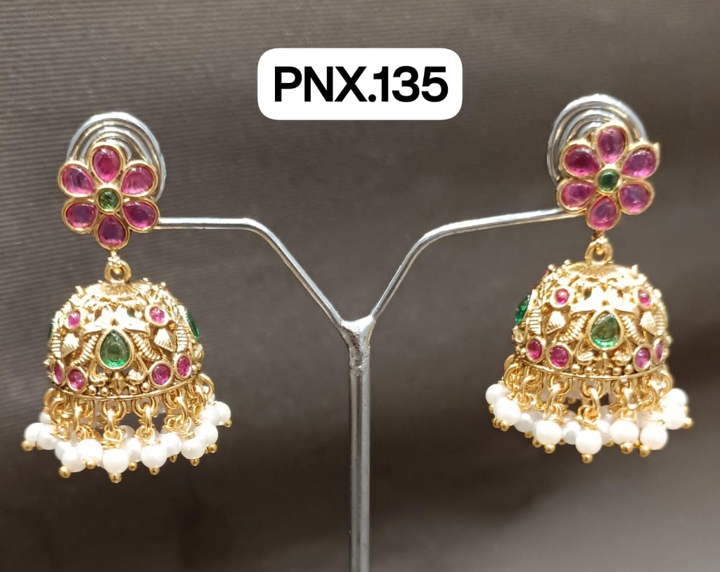 Delicate Stone Line Jhumka